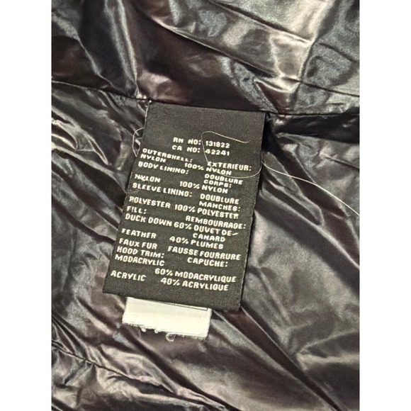 S13 New York S13 Women's Allie Puffer Shoet Coat Jacket Faux Fur Hood Size M - Picture 8 of 10